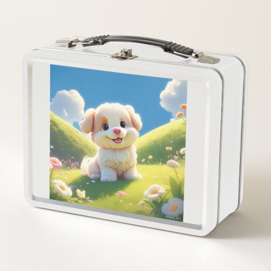 Metalen lunchbox (Voorkant)