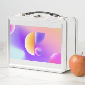 Metalen lunchbox (als het een klassiek of retro on (In situ)