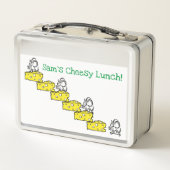 Metalen Lunchbox Cheesy Lunch Muizen Muis (Achterkant)