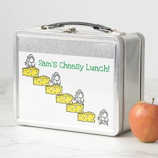 Metalen Lunchbox Cheesy Lunch Muizen Muis (In situ)