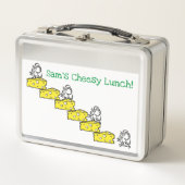 Metalen Lunchbox Cheesy Lunch Muizen Muis (Voorkant)