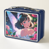Metalen lunchbox/cosmetica doos (Achterkant)