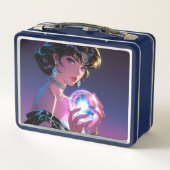 Metalen lunchbox/cosmetica doos (Achterkant)