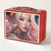 Metalen lunchbox/cosmetica doos (Voorkant)