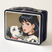 Metalen lunchbox/cosmetica doos (Voorkant)