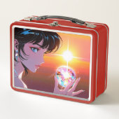 Metalen lunchbox/cosmetica doos (Voorkant)