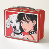 Metalen lunchbox/cosmetica doos (Voorkant)