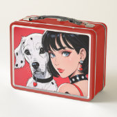 Metalen lunchbox/cosmetica doos (Achterkant)
