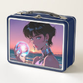 Metalen lunchbox/cosmetica doos (Voorkant)