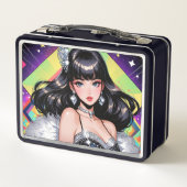 Metalen lunchbox/cosmeticadoos (Achterkant)