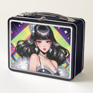 Metalen lunchbox/cosmeticadoos