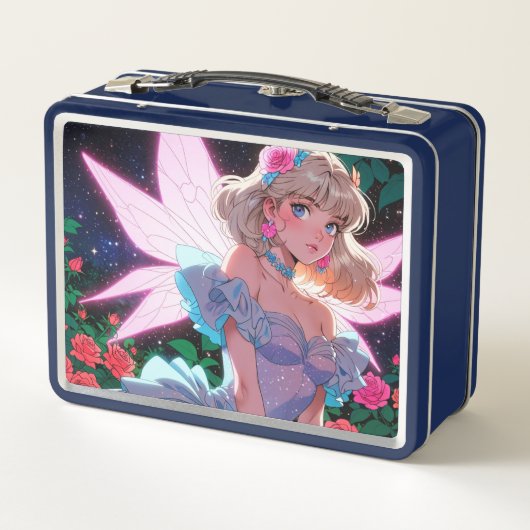 Metalen lunchbox/cosmeticadoos (Achterkant)