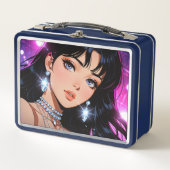 Metalen lunchbox/cosmeticadoos (Voorkant)