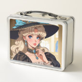 Metalen lunchbox/cosmeticadoos (Achterkant)