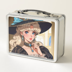 Metalen lunchbox/cosmeticadoos