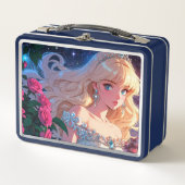 Metalen lunchbox/cosmeticadoos (Voorkant)