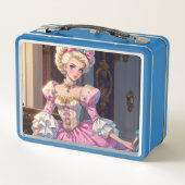 Metalen lunchbox/cosmeticadoos (Achterkant)