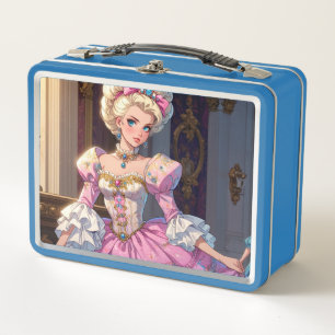 Metalen lunchbox/cosmeticadoos