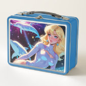 Metalen lunchbox/cosmeticadoos (Voorkant)