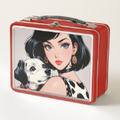 Metalen lunchbox/cosmeticadoos (Voorkant)