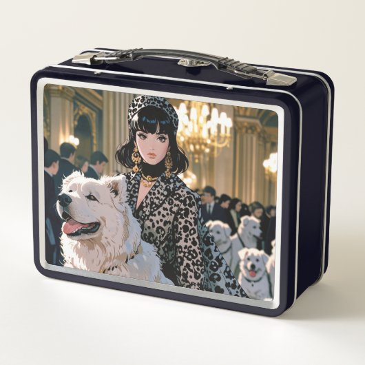 Metalen lunchbox/cosmeticadoos (Achterkant)