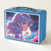 Metalen lunchbox/cosmeticadoos (Achterkant)