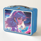 Metalen lunchbox/cosmeticadoos (Voorkant)