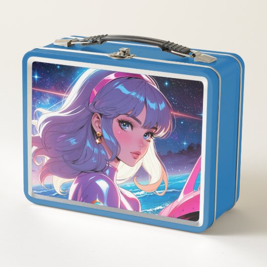 Metalen lunchbox/cosmeticadoos (Voorkant)