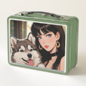 Metalen lunchbox/cosmeticadoos (Achterkant)