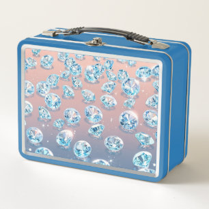 Metalen lunchbox/cosmeticadoos