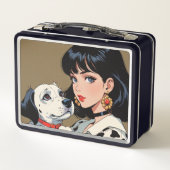 Metalen lunchbox/cosmeticadoos (Achterkant)