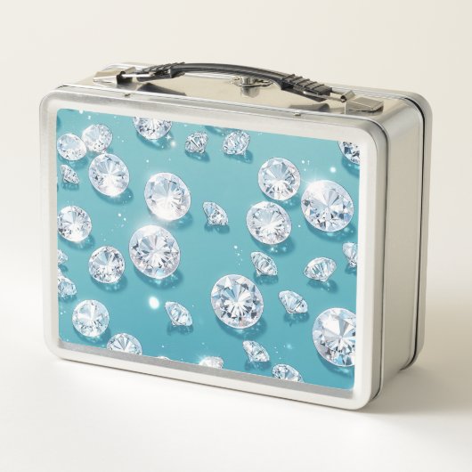 Metalen lunchbox/cosmeticadoos (Achterkant)