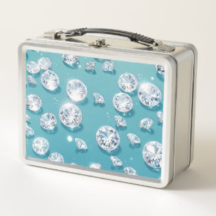 Metalen lunchbox/cosmeticadoos