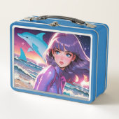 Metalen lunchbox/cosmeticadoos (Voorkant)