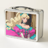 Metalen lunchbox/cosmeticadoos (Achterkant)
