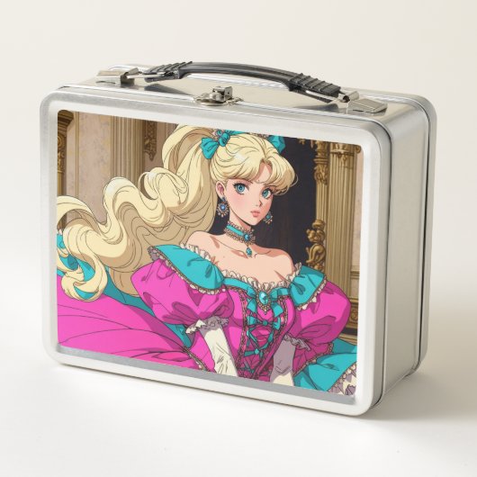 Metalen lunchbox/cosmeticadoos (Voorkant)
