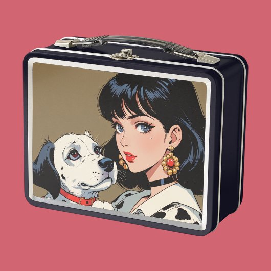 Metalen lunchbox/cosmeticadoos