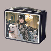 Metalen lunchbox/cosmeticadoos