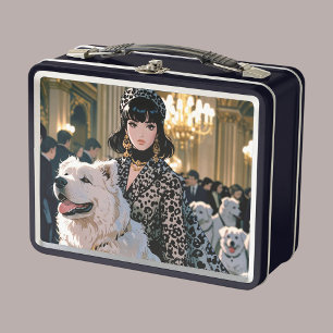 Metalen lunchbox/cosmeticadoos