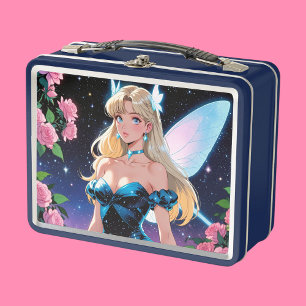 Metalen lunchbox/cosmeticadoos