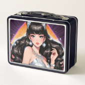 Metalen lunchbox/cosmeticadoos (Achterkant)