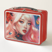 Metalen lunchbox/cosmeticadoos (Voorkant)