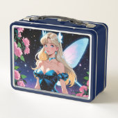 Metalen lunchbox/cosmeticadoos (Achterkant)