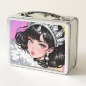 Metalen lunchbox/cosmeticadoos (Achterkant)