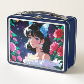 Metalen lunchbox/cosmeticadoos (Voorkant)