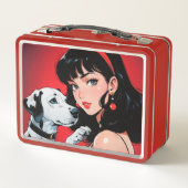 Metalen lunchbox/cosmeticadoos (Achterkant)