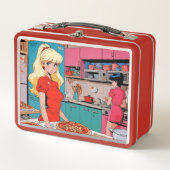 Metalen lunchbox/cosmetische doos (Voorkant)