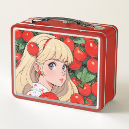 Metalen lunchbox/cosmetische doos