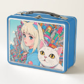 Metalen lunchbox/cosmetische doos (Voorkant)