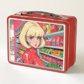 Metalen lunchbox/cosmetische doos (Achterkant)